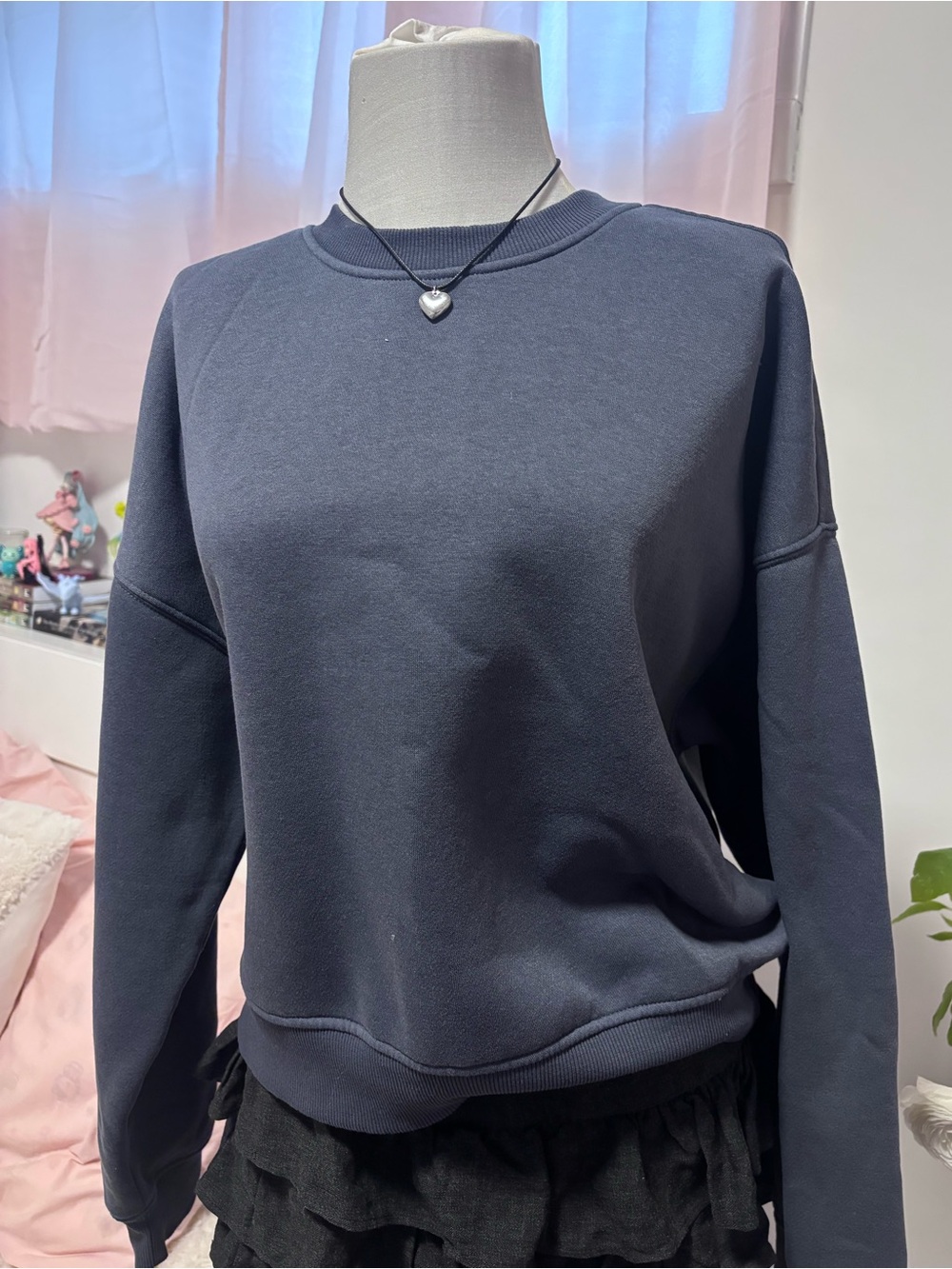 ONLY charcoal grey crewneck sweatshirt